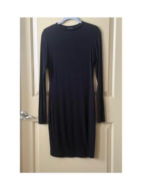 Naked wardrobe long sleeve minidress